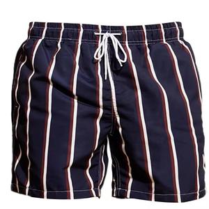 Men's <b>Black</b> <b>Board</b> Shorts Mid Waist Drawstring Casual Swimwear Quick Dry Breathable OEM Service Canvas Polyester Front Logo - Product Image 2