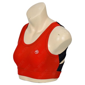 Sujetador Deportivo de Yoga Ajustable para Mujer, Diseño Sólido, Cintura Elástica, Estiramiento en Cuatro Direcciones, Transpirable, Spandex/Nailon, Talla Grande - Product Image 2