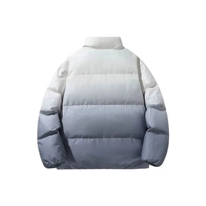 Wholesale Custom OEM Printed Canvas Puffer <b>Jacket</b> for <b>Men</b> with Plus Size Option <b>Waterproof</b> Casual <b>Winter</b> <b>Jacket</b> with Pockets - Product Image 2