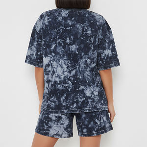 Conjunto de Verano OEM/ODM de Alta Calidad, 100% Algodón Jersey, Lavado Ácido, para Mujer, Estilo Casual, Corte Holgado, Ligero - Product Image 6