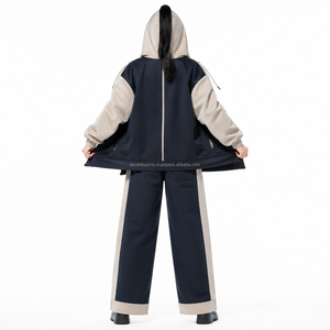 Traje Deportivo Personalizado de Fábrica para Mujer, Multicolor, con Capucha, Cintura Elástica, Ropa Deportiva Impermeable, Nuevo - Product Image 2