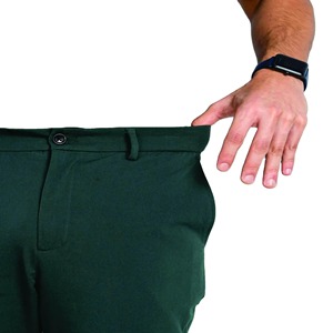 Pantalones Casuales Unisex de Color Verde Oscuro, Corte Ajustado, Impermeables, con Cierre de Cordón, de Poliéster/Nailon para Adultos - Product Image 3
