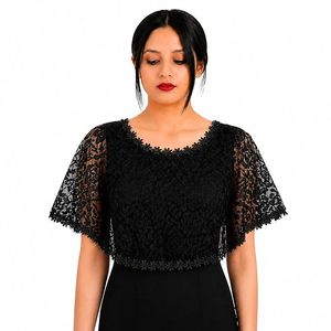 Écharpes en dentelle pour femmes, cape élégante, écharpe pour femmes, poncho pour femmes - Product Image 2