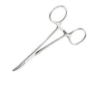 Pince de maintien, courbée, longueur 130 mm, en acier inoxydable denté, pince de maintien de précision pour laboratoire dentaire - Product Image 6