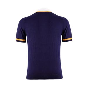 <b>Patchwork</b> Merino Wool Mens T <b>Shirt</b> Summer Crew Neck Thin Sweater Premium Casual Knitwear - Product Image 2