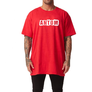 240 Gsm Mens 100% Cotton Jersey Mock Rib Neck Oversize Drop Shoulder Plus Size Breathable T shirt Streetwear Heavyweight Solid - Product Image 3