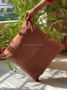 Real <b>Leather</b> Cowhide Patch Work <b>Cushion</b> Cover Stylish Fur <b>Leather</b> Home Decoration <b>Cushion</b> Cover - Product Image 3