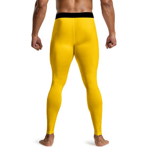 Gym Sports Wear <b>Men's</b> <b>Compression</b> Pants Elastic Waist Breathable Quick Dry Leggings Workout Fitness Running <b>Tight</b> High Quality - Product Image 2
