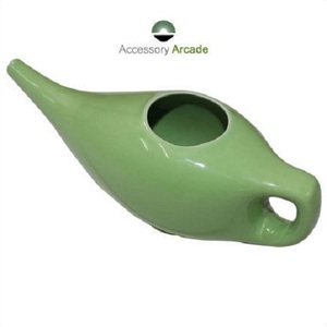 Botella de cerámica duradera para lavado nasal Neti Pot, alternativa para limpieza nasal, alivio de alergias y cuidado respiratorio - Product Image 1