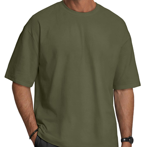 Camiseta Oversize de Algodón Puro 100% de Alto Gramaje para Hombre, 220 Gramos, Hombro Caído, Estilo Urbano, Ringer, Personalizada - Product Image 3