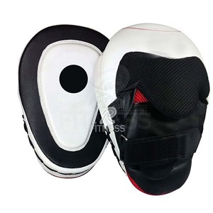 Custom Logo Focus Mitts PU Leather Breathable Hand Pocket Punch Pads for Boxing and Kickboxing Training - Product Image 2