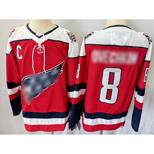 Custom Premium Men's Ice Hockey Jersey Uniform OEM Service Heat-Transfer Printed Breathable Quick Dry 100% Polyester - Product Image 1