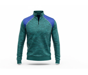 Soft Polyester Quarter Zip <b>Jacket</b> Manufacturer <b>Men</b> Women Youth Sportswear Quick Dry Team <b>Pullover</b> - Product Image 4