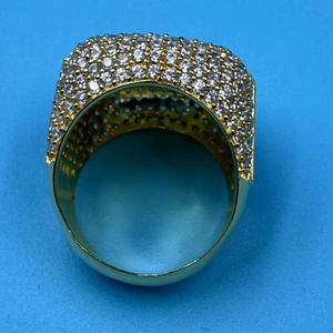 Anillo de Plata de Ley 925 con Moissanita al por Mayor, Accesorio de Moda Unisex con Diseño Brillante y Moderno para Hombres y Mujeres - Product Image 5