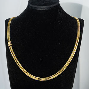 Collier chaîne cubaine plaqué or 925, bijoux de luxe tendance, chaînes fines pour hommes, pour mariages, fêtes, cadeaux - Product Image 6