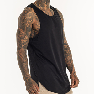 Men's Sleeveless Gym <b>Vest</b> Breathable Workout Muscle <b>Stringer</b> Cut-Off Y Back Tank Tops Fitness Pattern Wholesale - Product Image 6