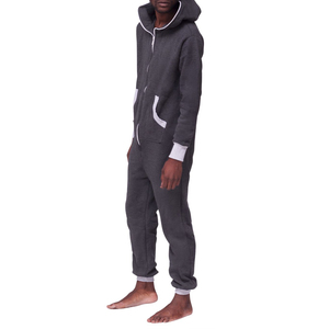 Pyjama Combinaison Respirant Grande Taille Personnalisé pour Adulte / Combinaisons en Coton Polaire pour Hommes - Product Image 2