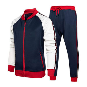 Wholesale High Quality Men <b>Tracksuit</b> Polyester Quick Dry Breathable Adults <b>Tracksuit</b> <b>Winter</b> Custom Logo Jogging Set 2 Piece Set - Product Image 1