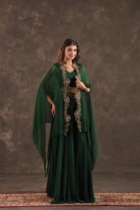 Divider <b>Pant</b> with Heavy Jacket Deep Green - Product Image 2