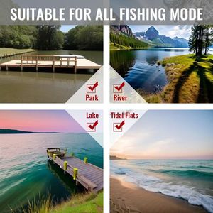 Portable Folding <b>Reclining</b> Camping Lounge Chair Adjustable Backrest Indoor Outdoor Beach Chair with Hi-Capacity Comfort - Product Image 2