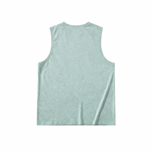 High Quality Sleeveless Men's Running Tank <b>Top</b> <b>Vest</b> Plus Size Quick Dry Solid Plain Round Neck Casual Fit Knitted Weaving - Product Image 5