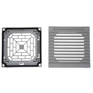 Grille de protection de ventilateur en plastique 92 mm IP54 G4, cache de ventilation compatible 92x92x25, pièces de ventilation 38 mm - Product Image 1