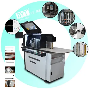 Otomatis 3d CNC led tanda aluminium logam baja nirkarat profil saluran huruf Notcher Bender mesin tekuk berlekuk harga