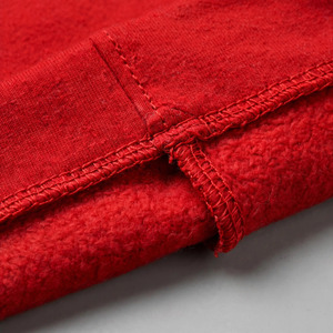 Conjunto Deportivo Rojo para Mujer, Manga Larga, Cierre Frontal con Cremallera, Color Sólido, Corte Holgado Informal, Ropa de Otoño con Bolsillos Laterales - Product Image 4