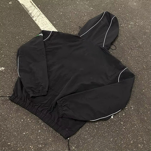 Survêtement coupe-vent personnalisé avec logo réfléchissant, veste coupe-vent et pantalon en nylon pour homme, fabriqué en usine OEM - Product Image 3