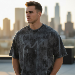 Camiseta Deportiva con Cuello en V para Hombre, Tela Modal Suave al Tacto, Top de Entrenamiento de Alta Transpirabilidad, Camiseta de Yoga y Fitness, Ropa Deportiva al por Mayor para Exportación - Product Image 6