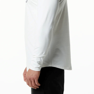 เสื้อยืดแขนยาวผ้าเจอร์ซีย์สำหรับผู้ชาย พิมพ์โลโก้ด้านหน้า ออกแบบเองได้ คุณภาพสูง ระบายอากาศดี คอกลม เสื้อยืดลำลองสำหรับผู้ชาย - Product Image 5
