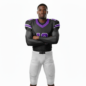 Uniformes de Fútbol Americano al por Mayor para la Nueva Temporada 2026, Conjunto de Uniforme de Fútbol Americano 100% Poliéster con Protección UV y Secado Rápido - Product Image 5