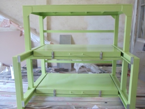 Étagères et rayonnages industriels en acier laminé à froid jusqu'à 12 mm, fabriqués au Vietnam, revêtement poudré, tailles/poids personnalisés, OEM/ODM - Product Image 4