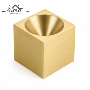Modern Solid Brass Ring <b>Candle</b> Holder Geometric Circular Decorative Tea Light Holder Luxury Home Decor Accent - Product Image 6