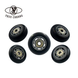 Roues de dolly vidéo silencieuses 64 mm x 24 mm, rouleaux en PU souple 78A pour tournages professionnels - Product Image 4