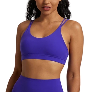 Sujetador deportivo de yoga de nuevo estilo europeo-americano, transpirable, con almohadillas para el pecho, para yoga sin sujetador, fitness, a prueba de golpes, para correr - Product Image 2