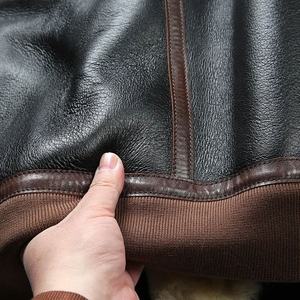 <b>Men</b> Everyday Premium Leather <b>Jacket</b> Soft Durable Comfortable Classic Full Zip Casual Fashion Outerwear - Product Image 5