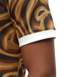 Tenues de football unisexes personnalisées, respirantes, 100% polyester mélangé, manches courtes, nom d'équipe personnalisé, vêtements d'entraînement - Product Image 4