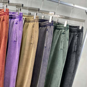 Pantalones Deportivos de Algodón para Hombre, Lavados con Ácido, con Impresión de Logotipo Personalizado, Tela Suave y Transpirable, Estilo Urbano - Product Image 2