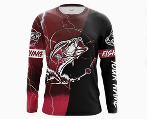 เสื้อตกปลาผู้ชายแบบสั่งทำพิเศษ กันน้ำ UPF 50 โพลีเอสเตอร์ แขนยาว ประสิทธิภาพสูง ระบายอากาศได้ดี ป้องกันรังสียูวี - Product Image 5