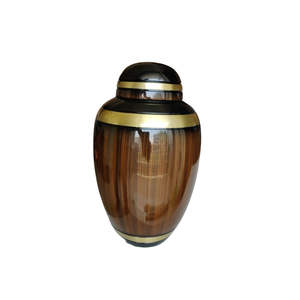 Smooth <b>Light</b> Wood Cremation Urn with Minimalist Round Design and Seamless Lid <b>for</b> Modern Memorial Spaces - Product Image 3