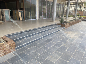 Vietnam Flamed Bluestone Limestone Tiles for Outdoor Pool Pathway <b>Paving</b> - Product Image 4