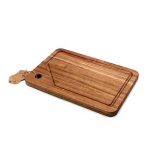Tabla de cortar redonda de mármol y madera de acacia con asa, tabla para queso, bandeja para servir, tabla de cocina para pan y frutas - Product Image 2