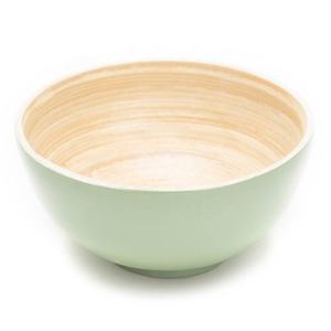 Ensemble de vaisselle en bambou de couleur personnalisée en gros bol à fruits jetable plateau en bois écologique contact alimentaire ustensiles de cuisine sûrs - Product Image 3