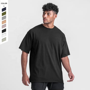 Men's <b>Black</b> Short Sleeve <b>T</b>-<b>Shirt</b> Regular Fit Solid Color Casual Style 100% Cotton Jersey Fabric Breathable Knitted - Product Image 1