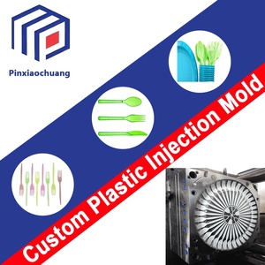 Solution tout-en-un pour usine : Fabricant d'outillage Pxc, <span class=keywords><strong>couverts</strong></span> en plastique ABS personnalisés imprimés en 3D, moule d'injection, <span class=keywords><strong>couverts</strong></span> moulés par injection - Product Image 1