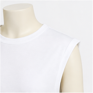 Women's Oversized Cap Sleeve Cotton Crew <b>Neck</b> <b>Top</b> - Product Image 6