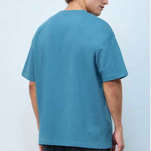 เสื้อยืดถักลำลองสำหรับผู้ชาย แขนสั้นสำหรับฤดูร้อน พิมพ์ลายแบบกำหนดเองด้วยเทคนิคการถ่ายเทความร้อน เนื้อผ้านุ่ม ระบายอากาศได้ดี เหมาะสำหรับเล่นกอล์ฟ - Product Image 3