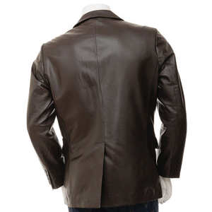 เสื้อแจ็คเก็ตหนังแท้คุณภาพสูงสำหรับผู้ชาย ปี 2026 สีดำ สไตล์ไฮสตรีท สำหรับฤดูหนาว - Product Image 2