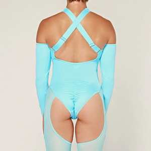 Light Weight Women Fitness <b>Pole</b> <b>Dance</b> Bodysuit Breathable Stretch Quick Dry Seamless Spandex/Nylon Slim Comfortable High Quality - Product Image 3